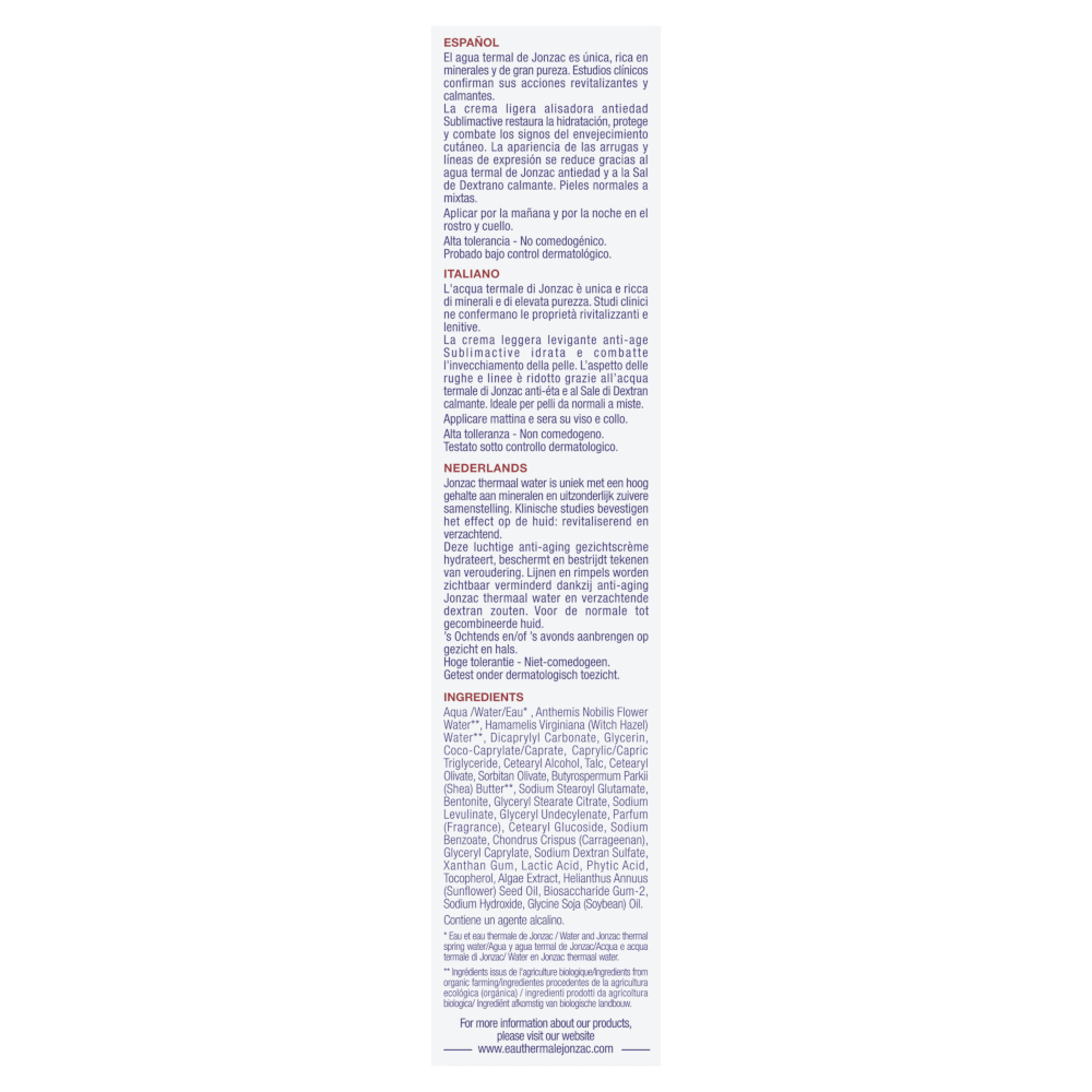 image - 983718786 - JONZAC CREMA LEGGERA LEVIGANTE ANTI AGE SUBLIMACTIVE 40 ML - 4770869_3.jpg