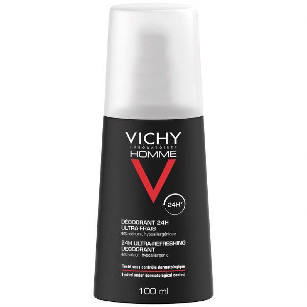 Vichy Homme Deodorante 24h Ultra-fresco Spray 100ml