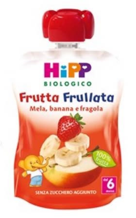 image - 970800619 - Purea di frutta biologica con mela, banana e fragola, ideale come merenda o fine pasto per bambini dal 6° mese. - 4867151_1.jpg