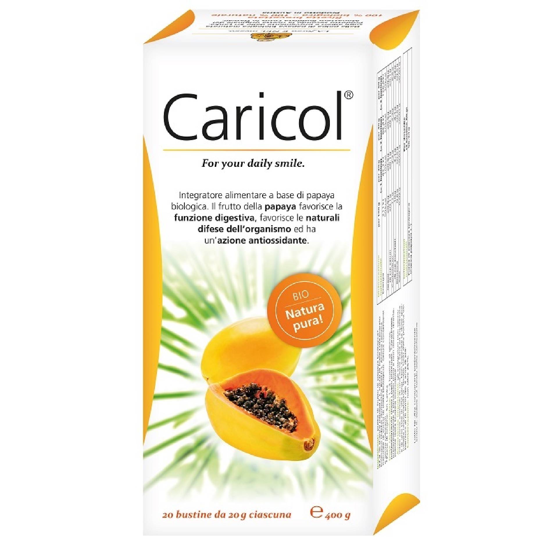 Caricol Integratore Digestione 20 Bustine