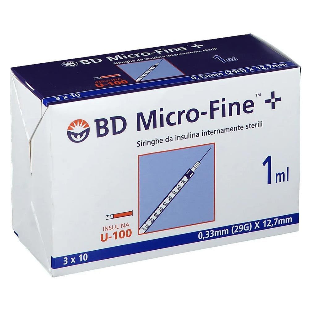 image - 902041096 - Siringa Insulina Becton Dickinson 1ml Ago 29 Gauge 30 pezzi - 7870431_2.jpg