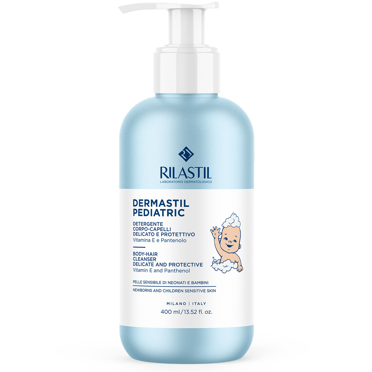 Rilastil Dermastil Pediatric Detersione corpo-capelli 400ml