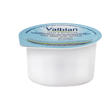 Valblan Acqua Gelificata Edulcorata Gusto Arancia 125g