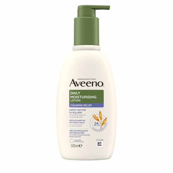 Aveeno Daily Moisturising Crema idratazione Aroma Di Lavanda Con Avena Colloidale 300ml