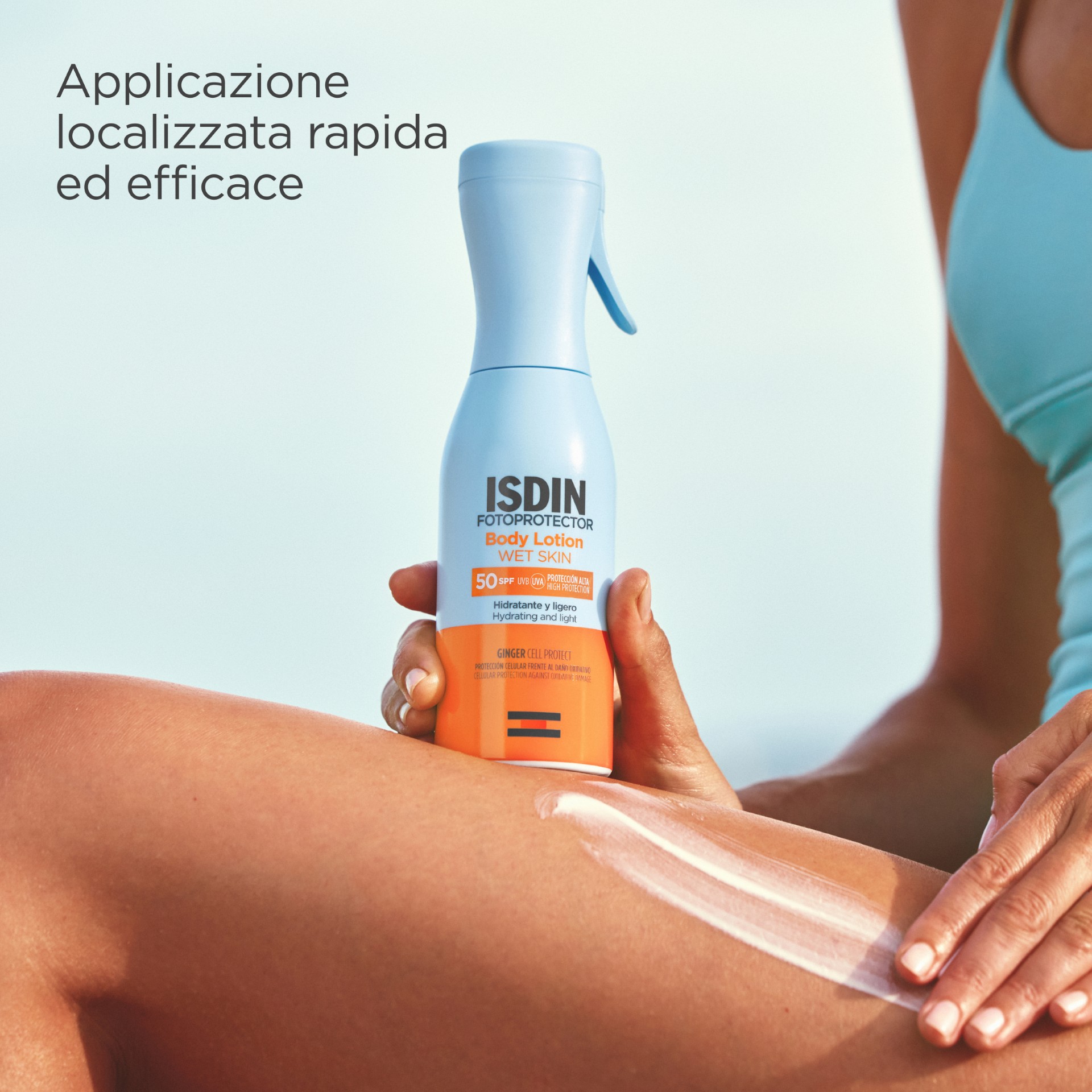 image - 951486190 - Lozione solare corpo SPF50 che protegge efficacemente dai raggi UVA e UVB, ideale per pelli sensibili e per l&rsquo;esposizione quotidiana al sole. - 4857348_4.jpg