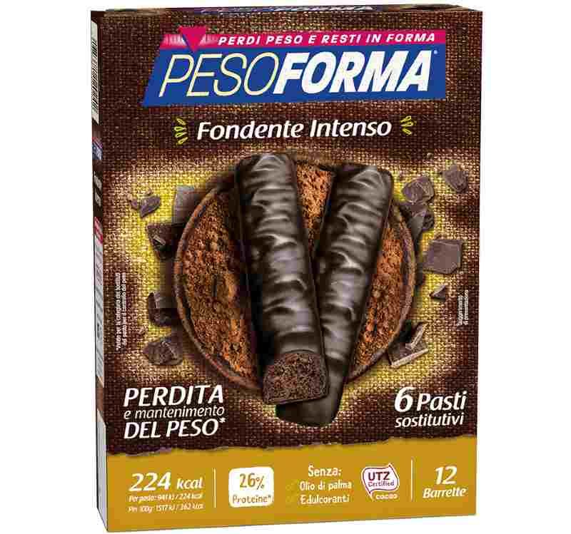 Pesoforma Barretta Double Dark 12 Pezzi