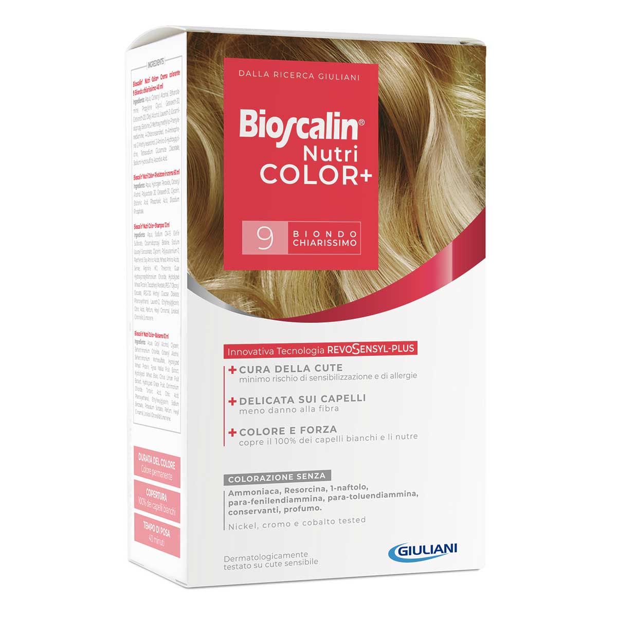 Bioscalin Nutricolor+ Tinta Capelli N.9 Biondo Chiarissimo