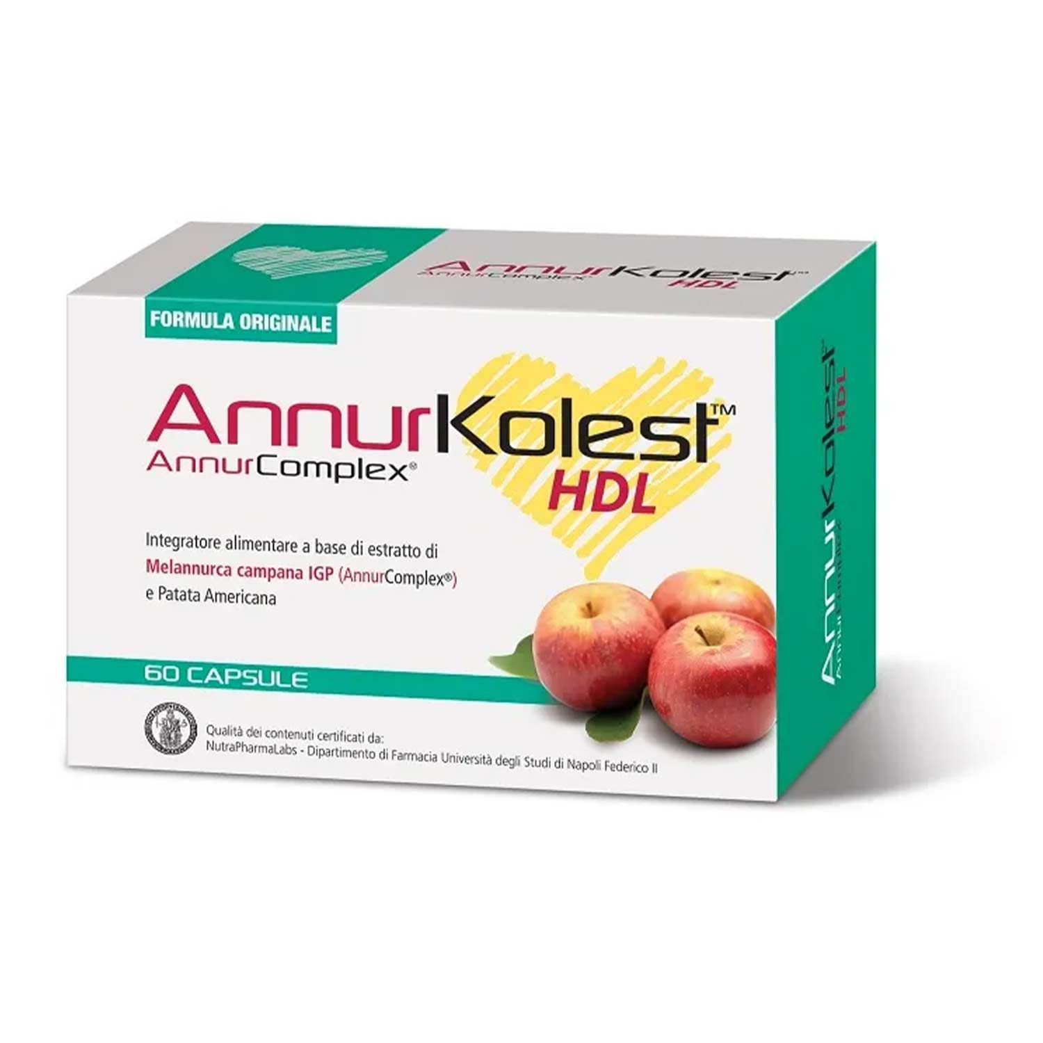 Annurkolest Hdl Integratore controllo livello colesterolo 60 Capsule