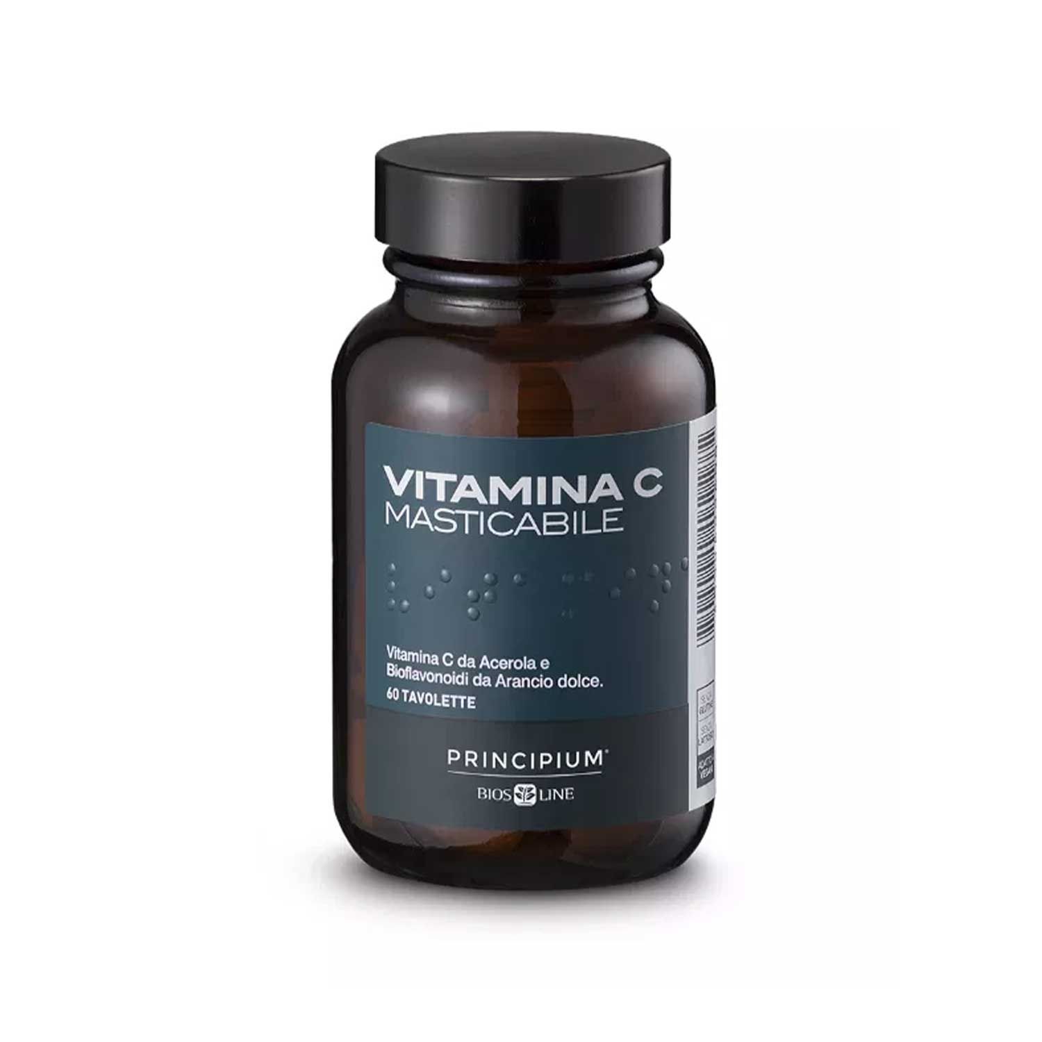 Bios Line Principium Vitamina C Masticabile Integratore immunostimolante 120 Tavolette