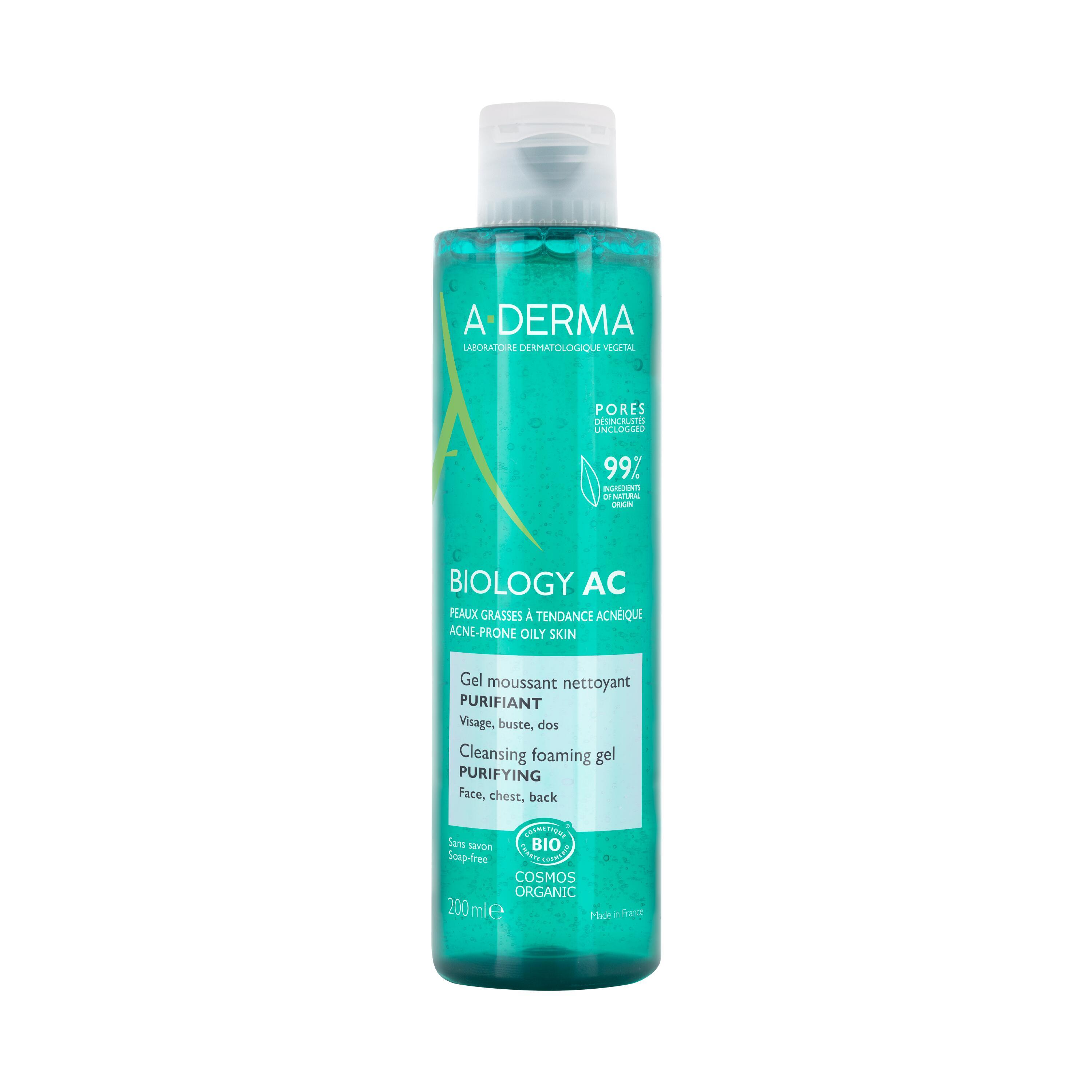 A-derma Biology Ac Gel detersione Schiumogeno Purificante 200ml