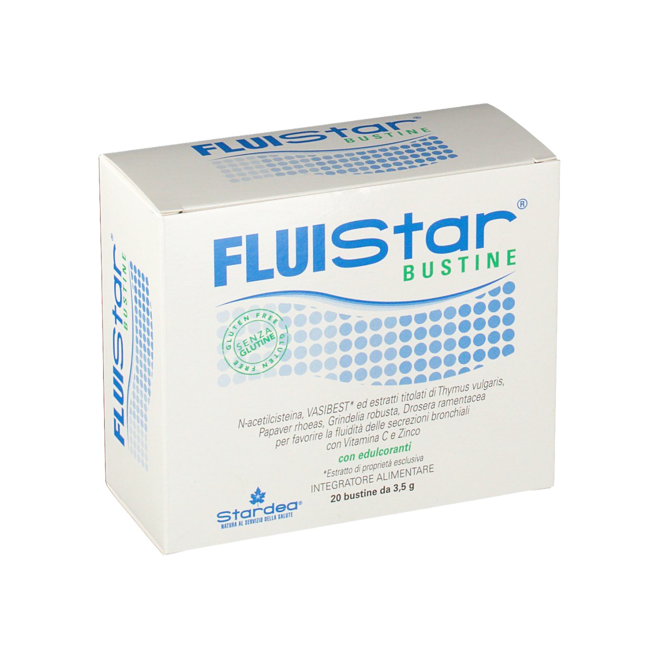 image - 923208146 - FluiStar Bustine 20 Bustine 3,5g favorisce la fluidità delle secrezioni bronchiali grazie a N-acetilcisteina, estratti vegetali, Vitamina C e Zinco. - 7872061_2.jpg