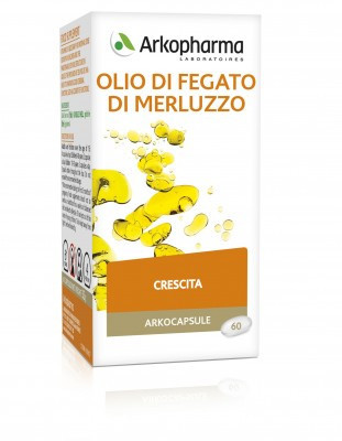 Arkopharma Olio Di Fegato Di Merluzzo Integratore Crescita 60 Arkocapsule