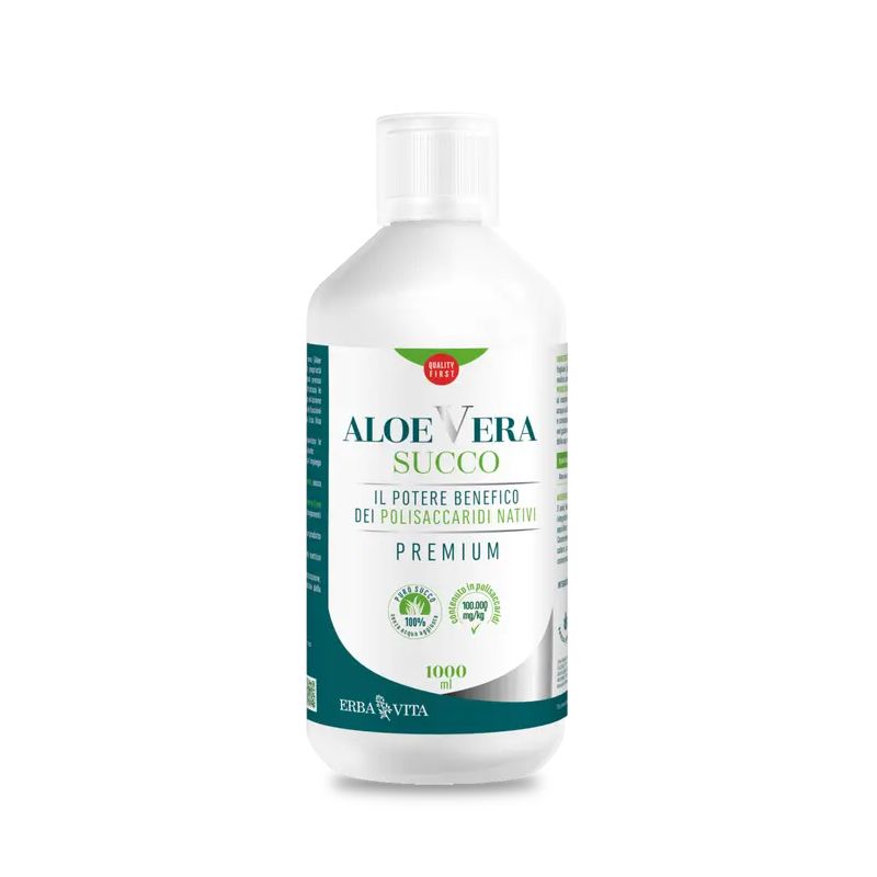 Erba Vita Aloe Vera Succo Premium Integratore 1 Litro