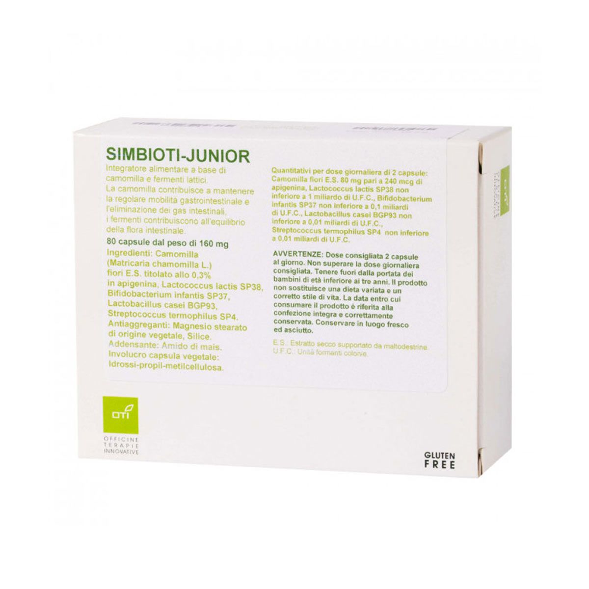 Simbioti Junior Fermenti Lattici 80 Capsule