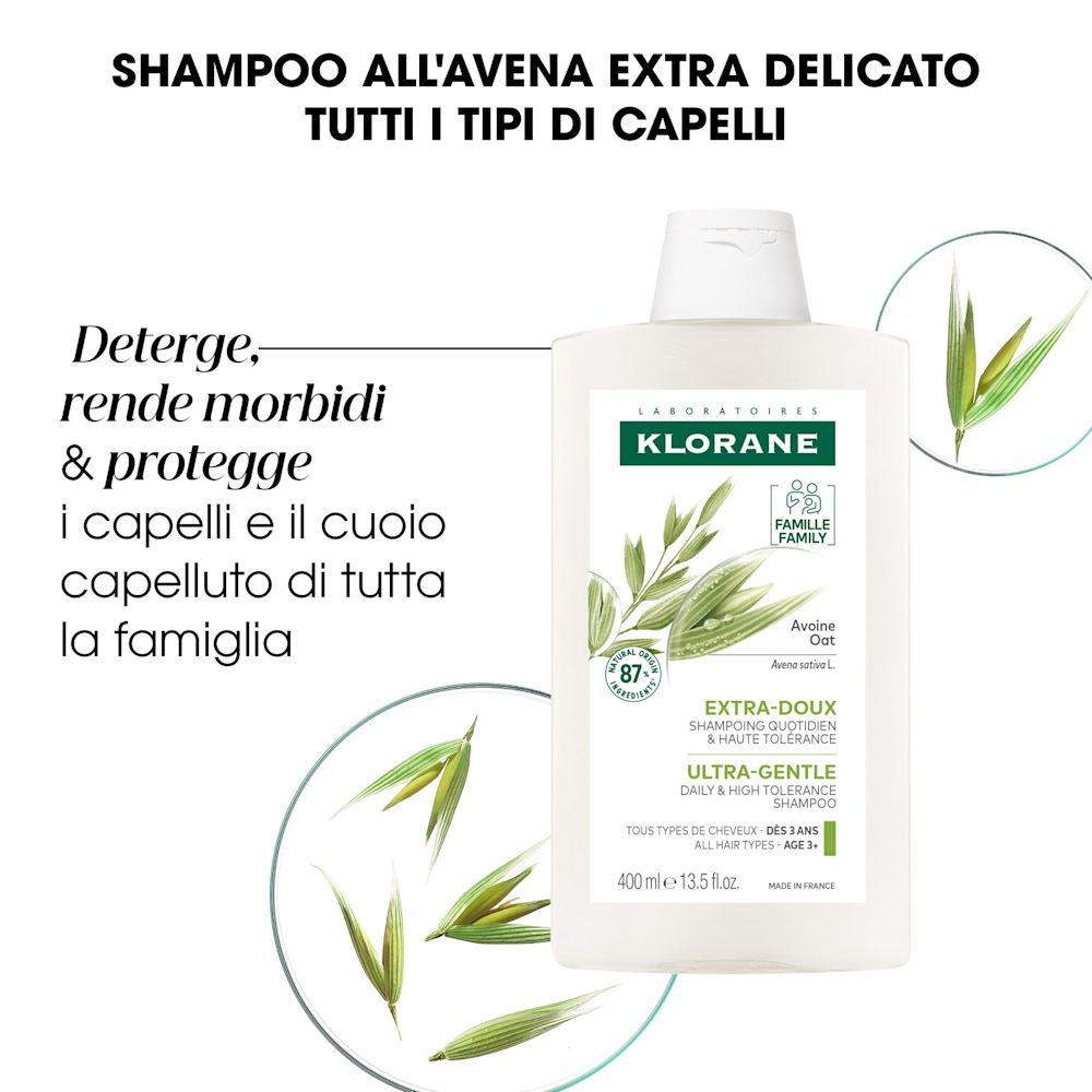 image - 982407443 - KLORANE SHAMPOO ULTRA GENTLE ALL'AVENA 400 ML - 4708588_8.jpg