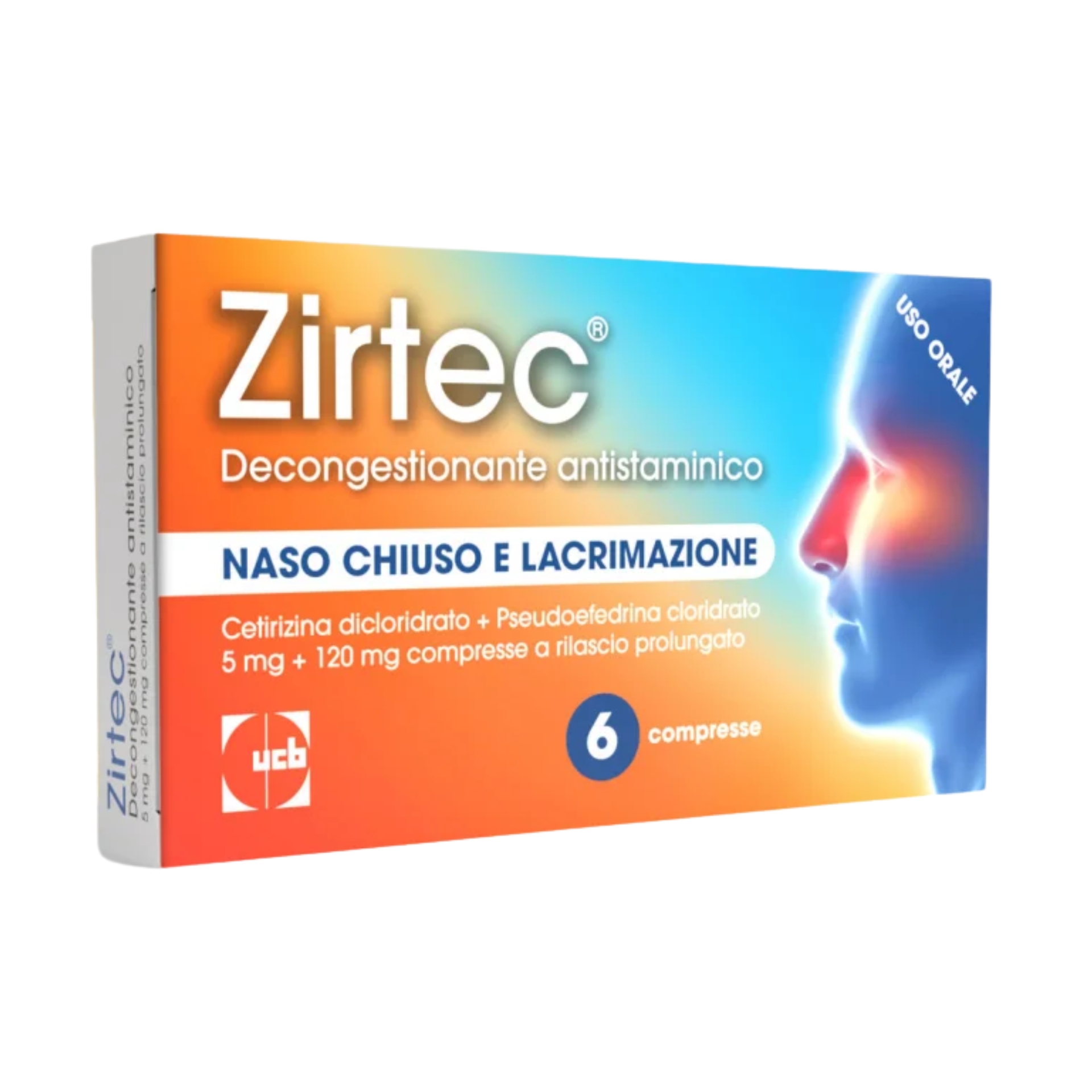 031224037 - ZIRTEC DECONGESTIONANTE ANTISTAMINICO*6 cpr 5 mg + 120 mg rilascio prolungato - 0006636_1.jpg