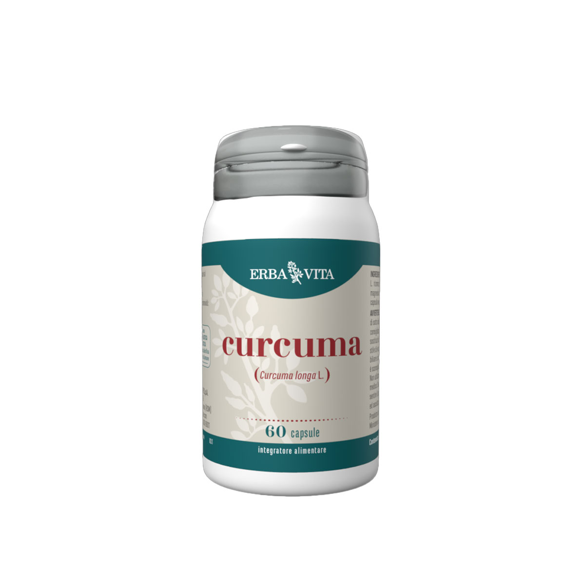 Erba Vita Curcuma Integratore Funzionalità Articolare 60 Capsule