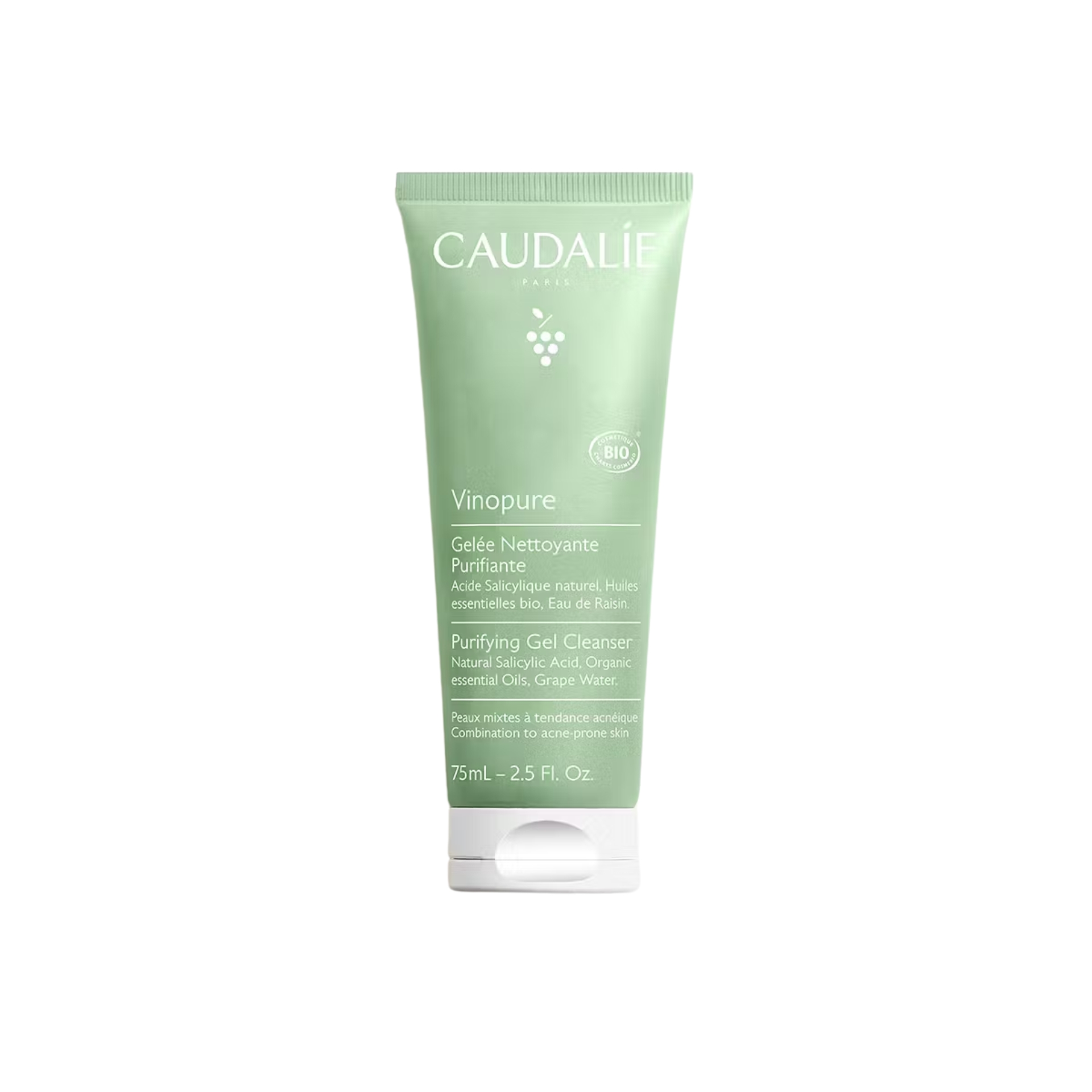 Caudalie Vinopure Gel Detergente Purificante Viso 75ml