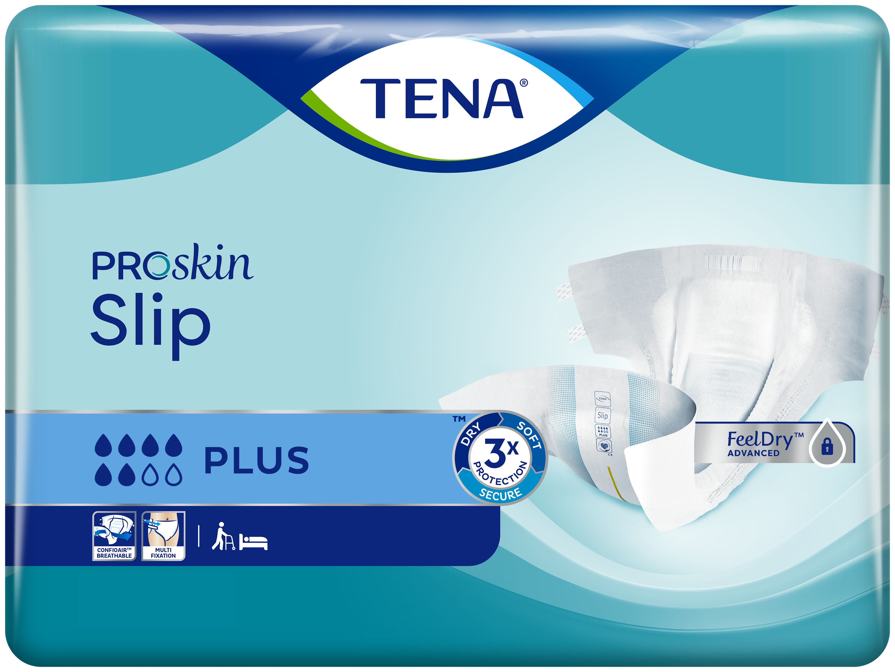 Tena Proskin Slip Plus Taglia L 10 Pezzi