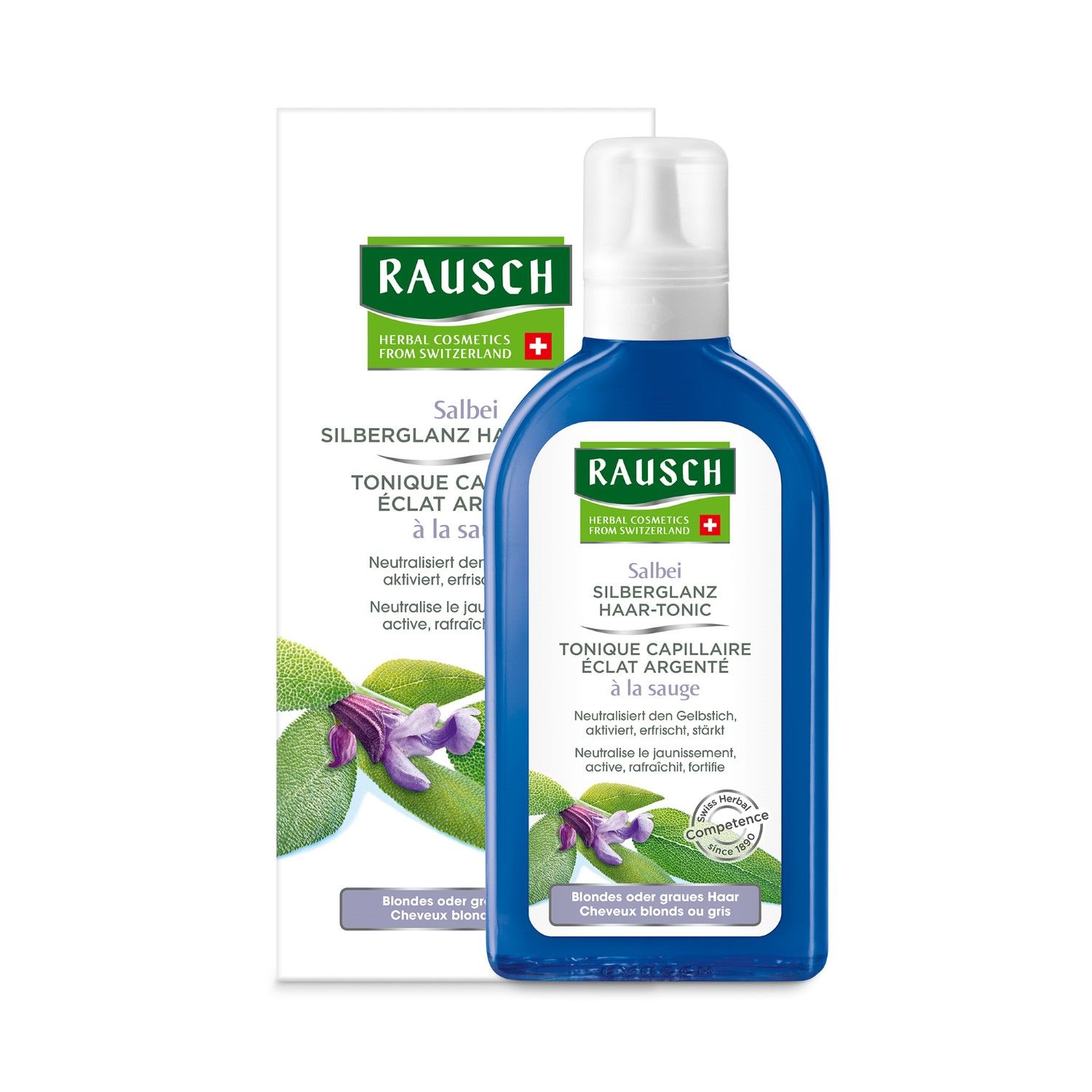 Rausch Tonificante Capelli Lucentezza Argentea Salvia Lozione 200ml