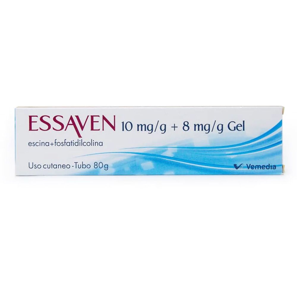 Essaven Gel Con Escina 1% Per Gambe Stanche Gonfie E Pesanti Tubo Da 80g