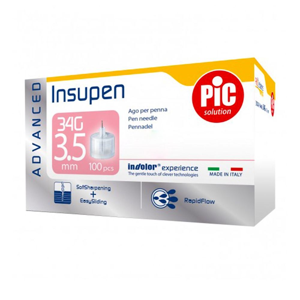 image - 975084765 - Pic Insupen Ago Penna Insulina 34 x 3,5mm 100 pezzi - 4732063_2.jpg