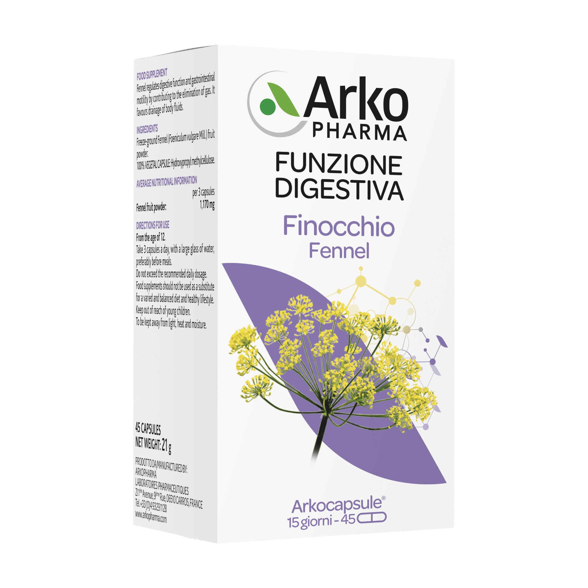 image - 908051939 - ARKO CAPSULE FINOCCHIO 45 CAPSULE - 4715972_5.jpg