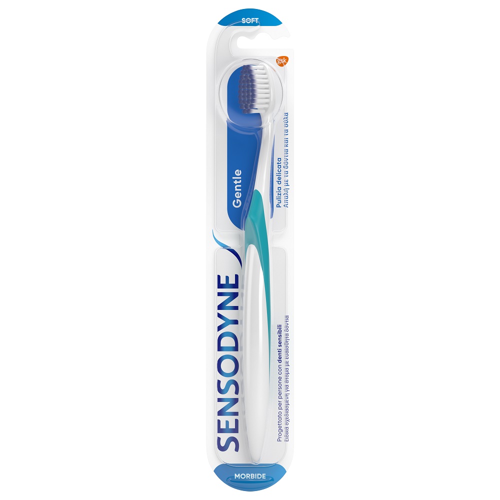 Sensodyne Gentle Spazzolino Morbido Denti Sensibili Soft 1 Pezzo