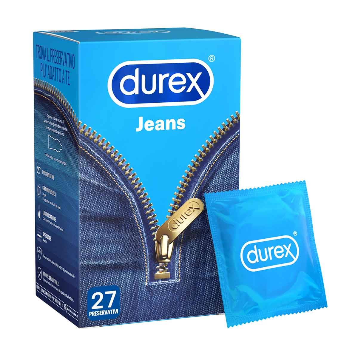 Durex Jeans Preservativi 27 Pezzi