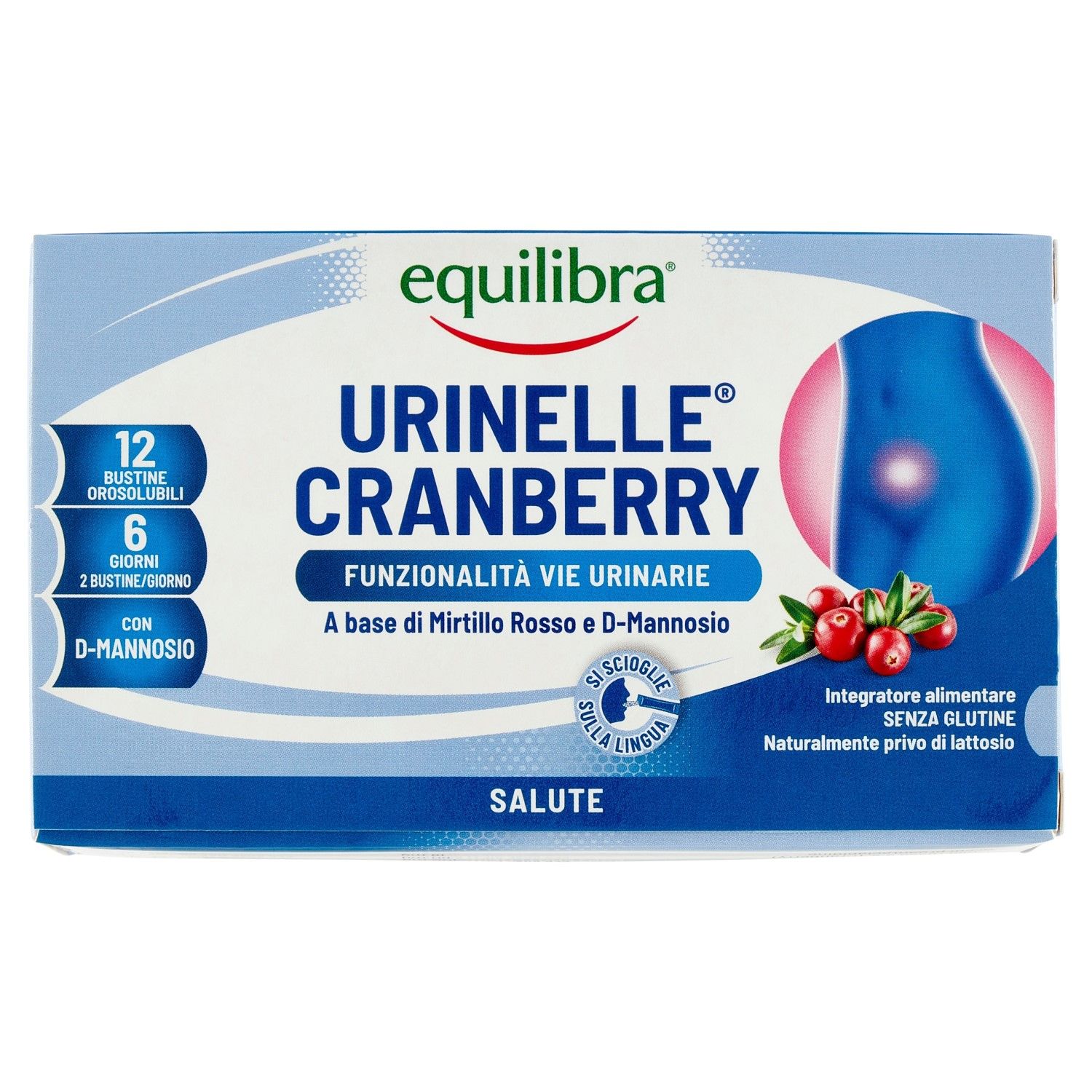 Equilibra Urinelle Cranberry 12 Bustine Orosolubili