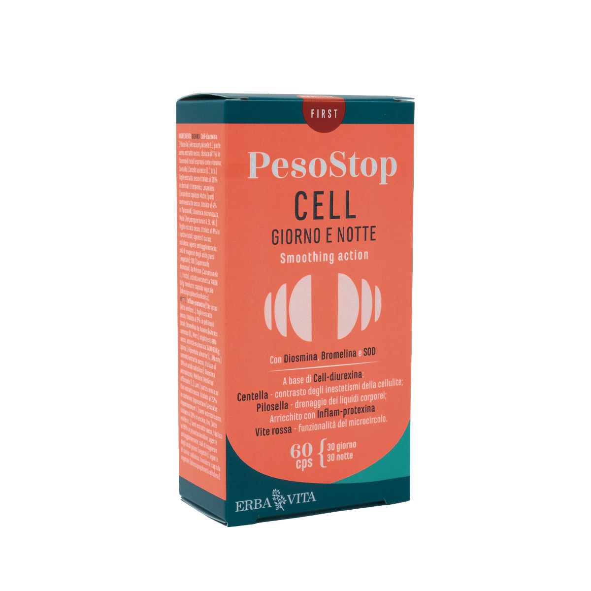 Peso Stop Cell Giorno E Notte Integratore Anti cellulite 60 Capsule