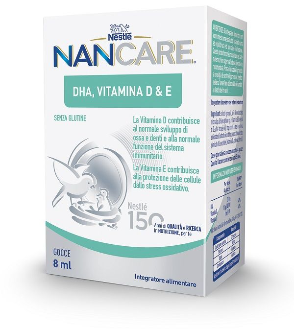 Nestlè Nancare Dha Integratore Di Vitamine D Ed E 8ml