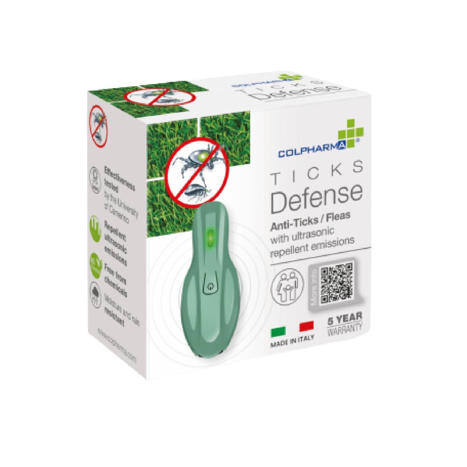 Colpharma Ticks Defense Antizecche E Pulci Ultrasuoni 1 Pezzo