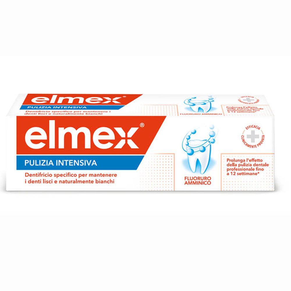 Elmex Dentifricio Pulizia Intensiva Per Denti Lisci E Naturalmente Bianchi 50ml