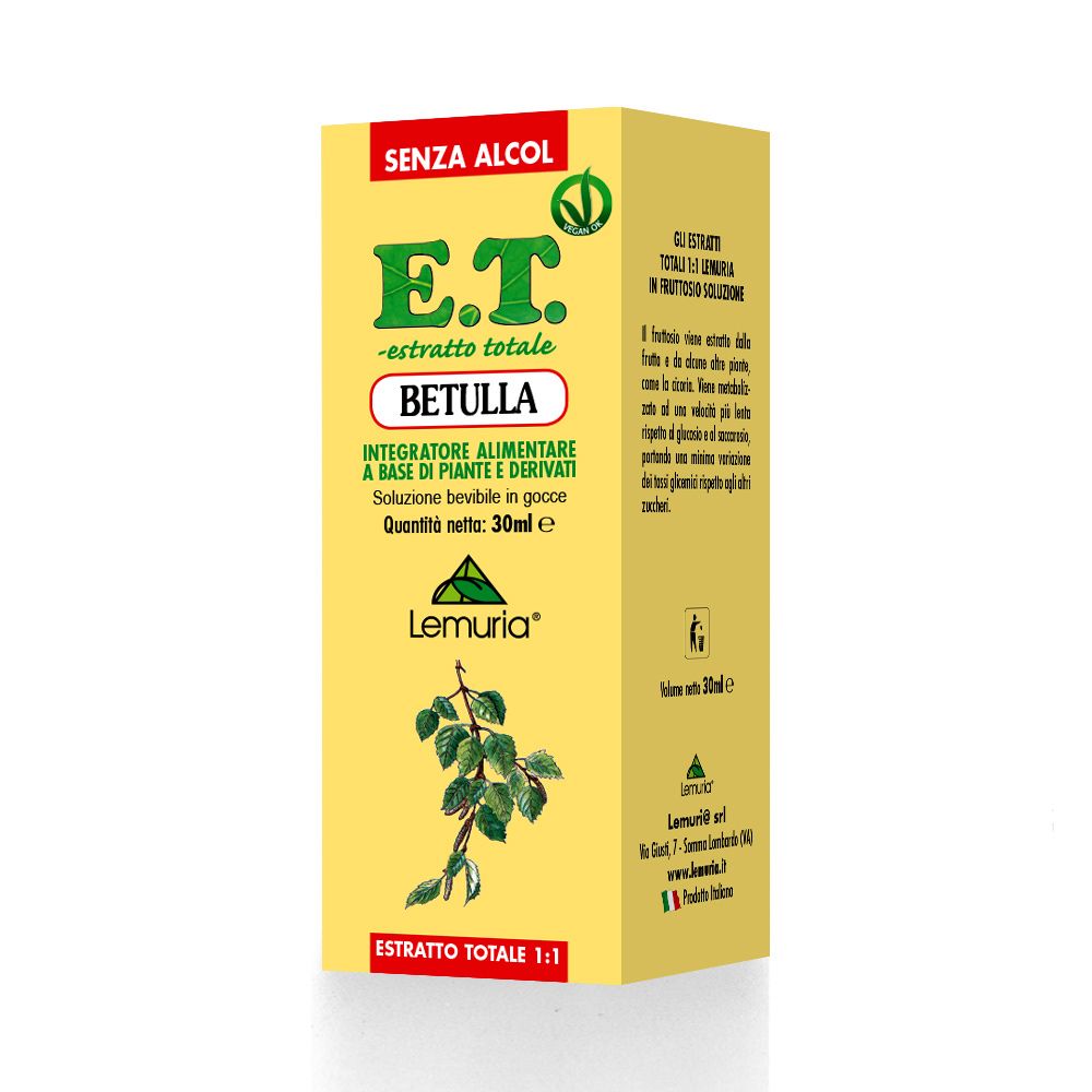 Lemuria Betulla Estratto Totale Integratore Ritenzione Idrica 30ml