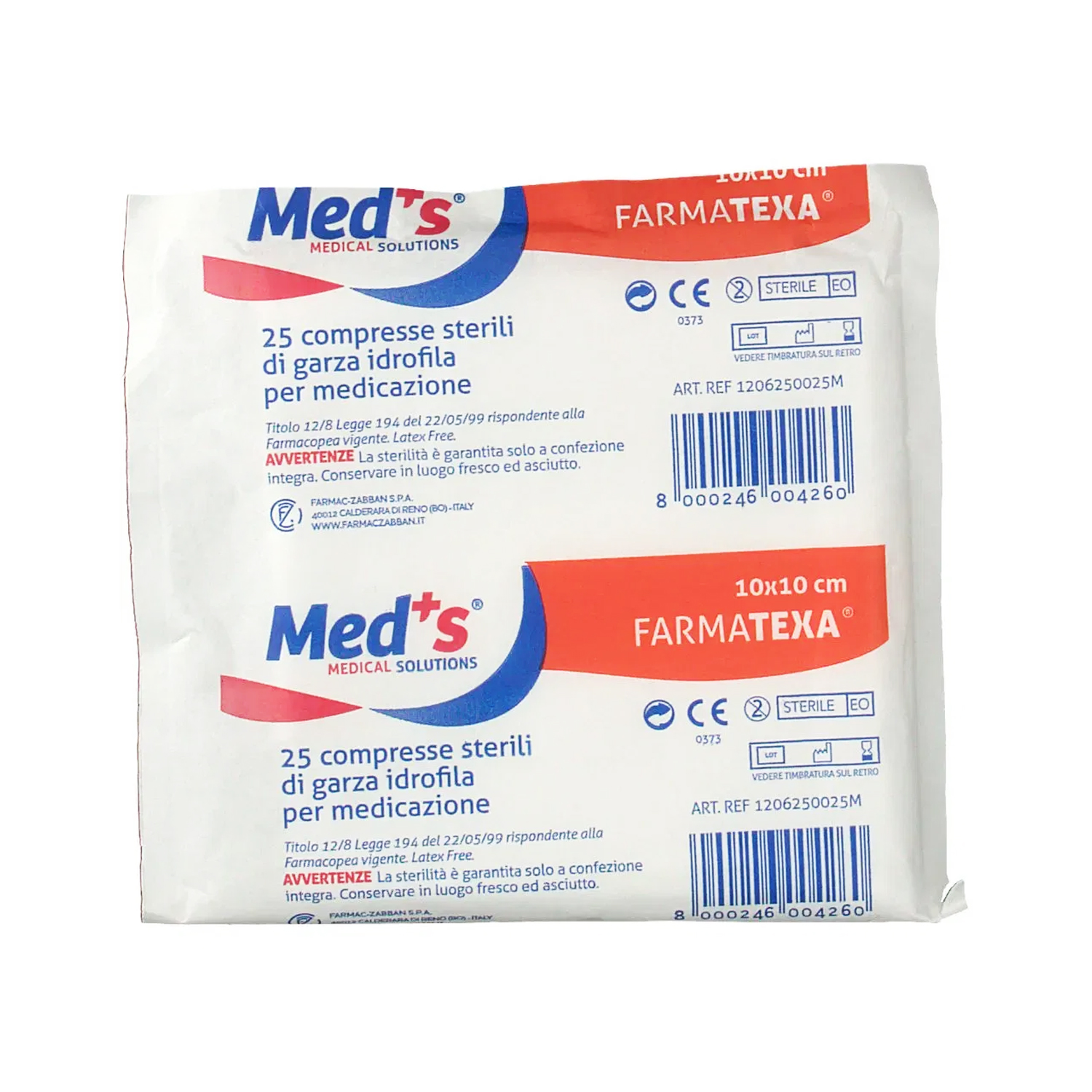 image - 931988036 - Compressa sterile in puro cotone da 10x10cm, ideale per il contatto diretto con ferite o piaghe. - 0006969_2.jpg