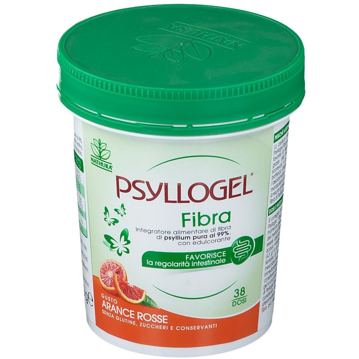 Psyllogel Gusto Arancia Rossa Vaso 170 Grammi