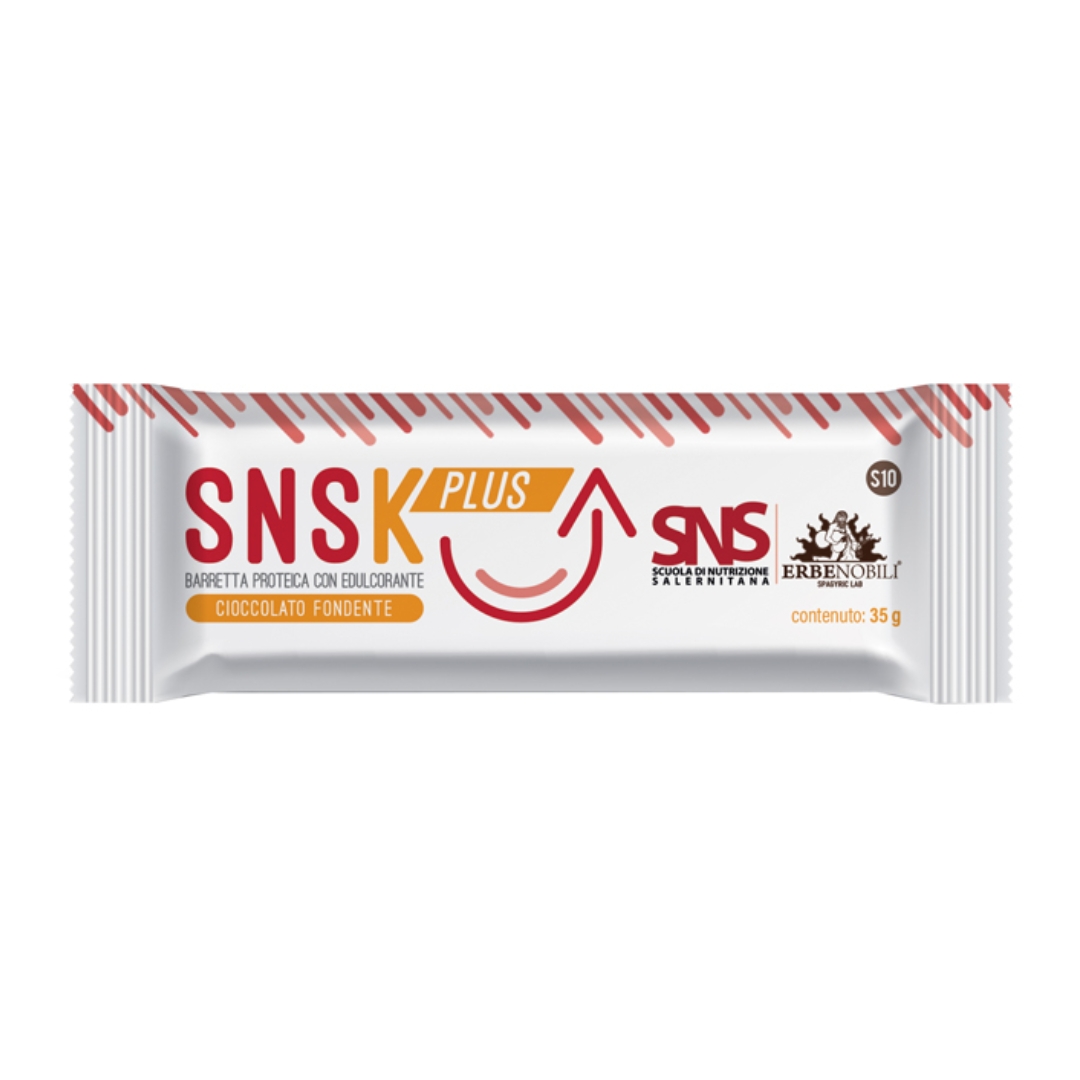 Erbenobili Sns K Plus Barretta Proteica Gusto Cioccolato Fondente 35g