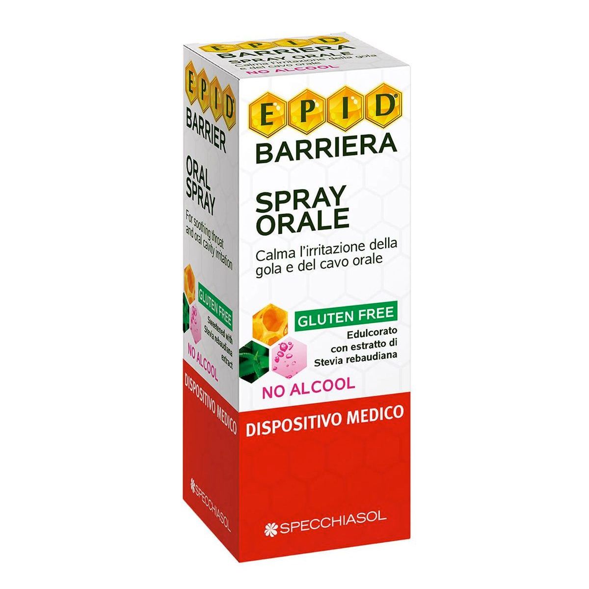 Speccchiasol Epid Barriera Spray No Alcool Gola 15ml