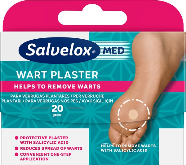 Salvelox Med Cerotto Vesciche Plantari Wart Plaster 20 Pezzi