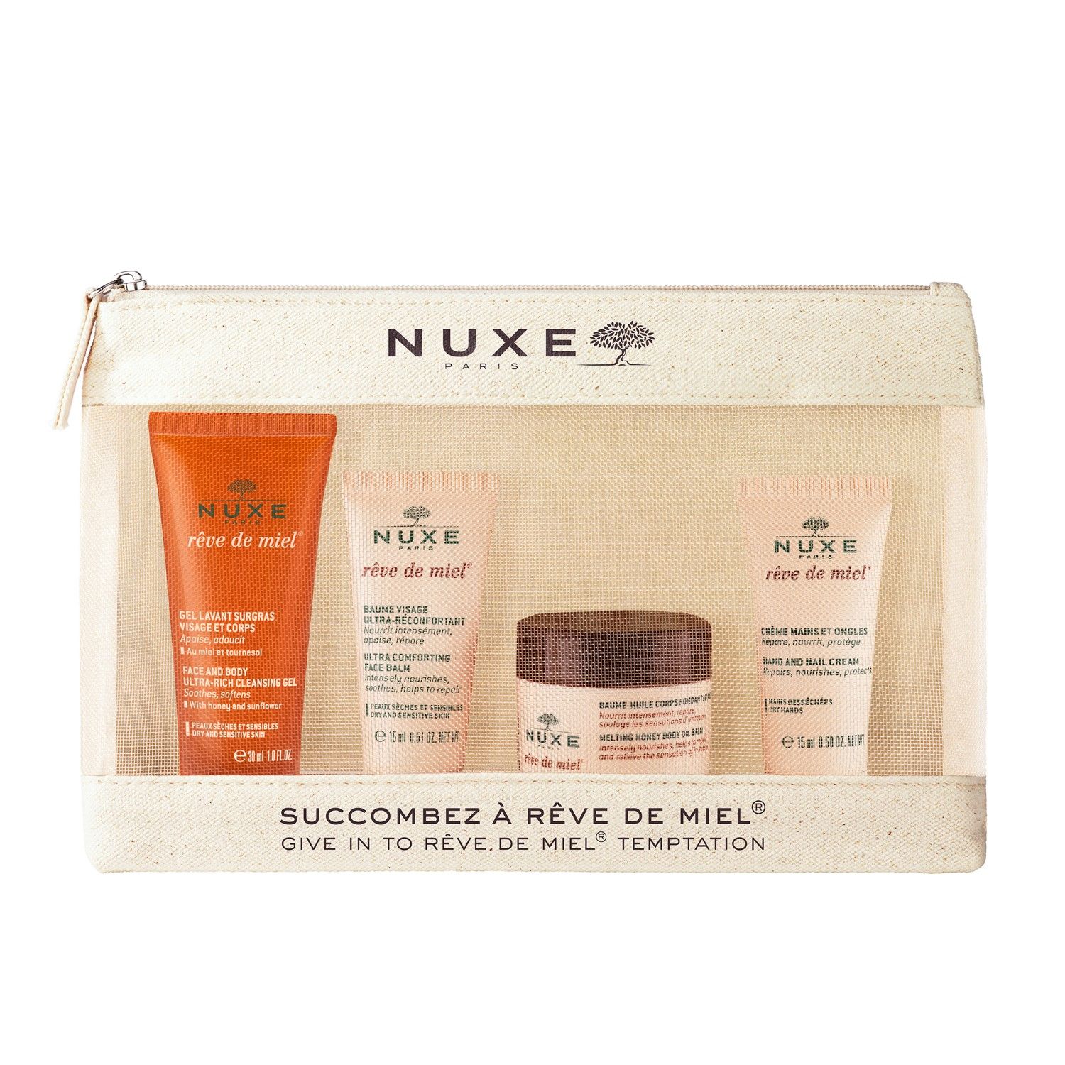 Nuxe Reve De Miel Trousse Golosa Kit Viso E Corpo