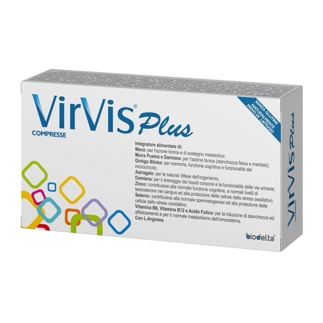 Virvis Plus Integratore Tonificante Uomo 30 Compresse