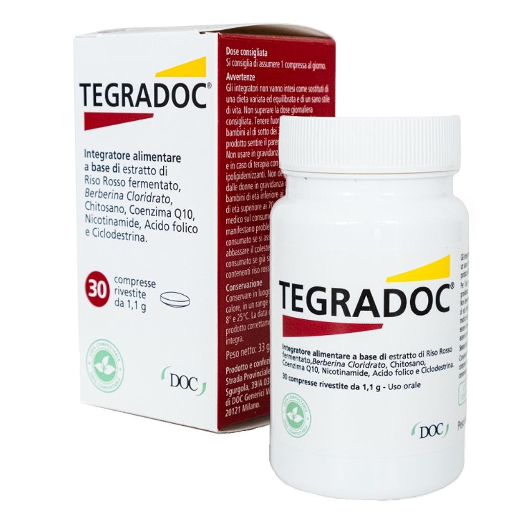 Tegradoc Integratore Per Benessere Cardiovascolare 30 Compresse Rivestite
