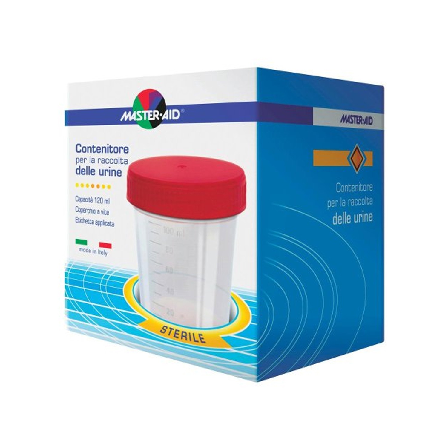 image - 934843044 - Contenitore da 120ml con scala graduata e coperchio a vite, ideale per raccogliere urine e fluidi organici. - 7864772_2.jpg