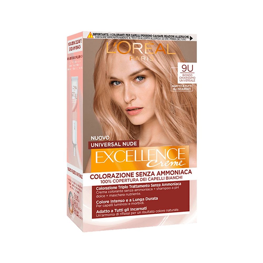 984635122 - L'Oreal Excellence Nude Tinta capelli 9U Biondo chiarissimo universale - 4741005_1.jpg