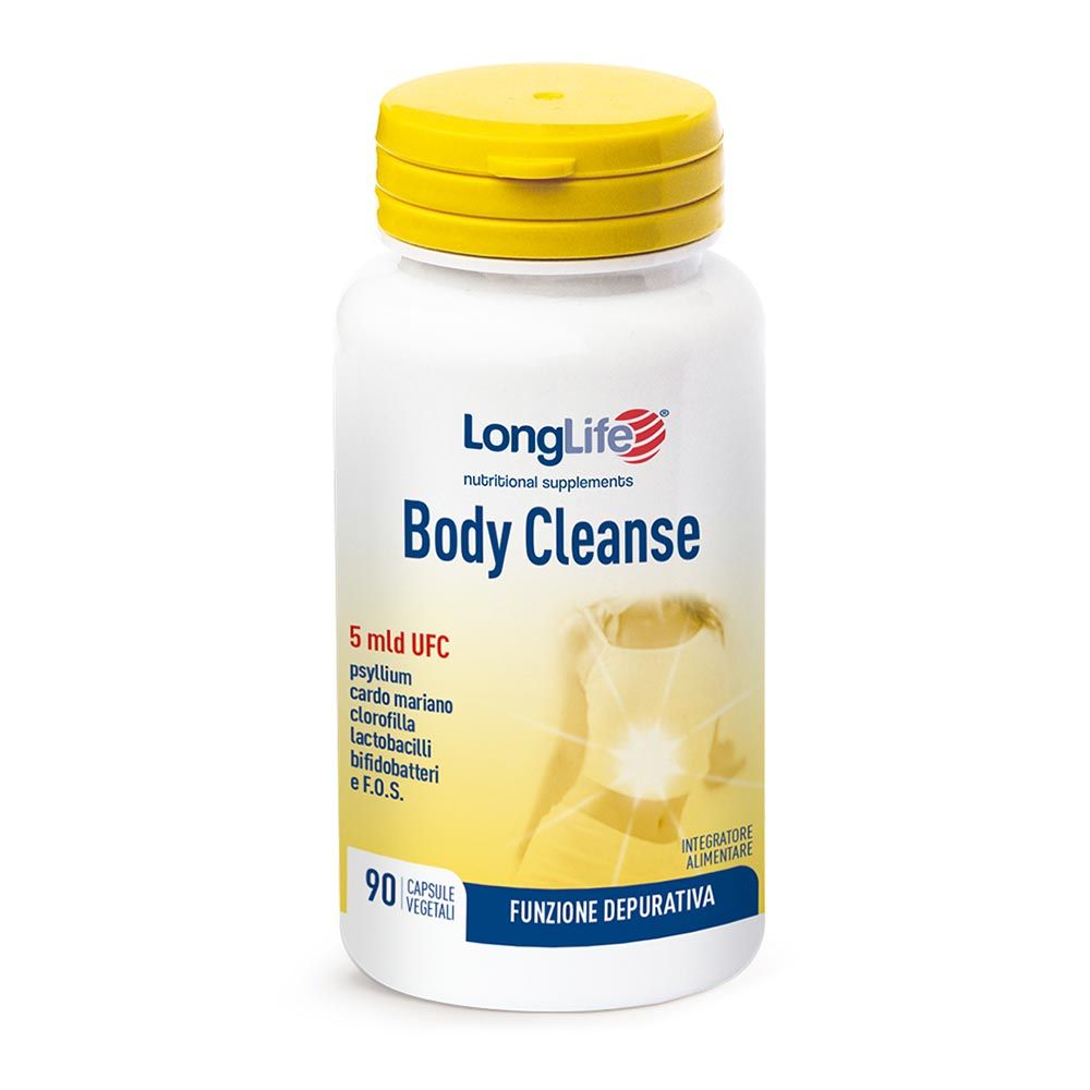 Longlife Body Cleanse Integratore Depurativo 90 Capsule