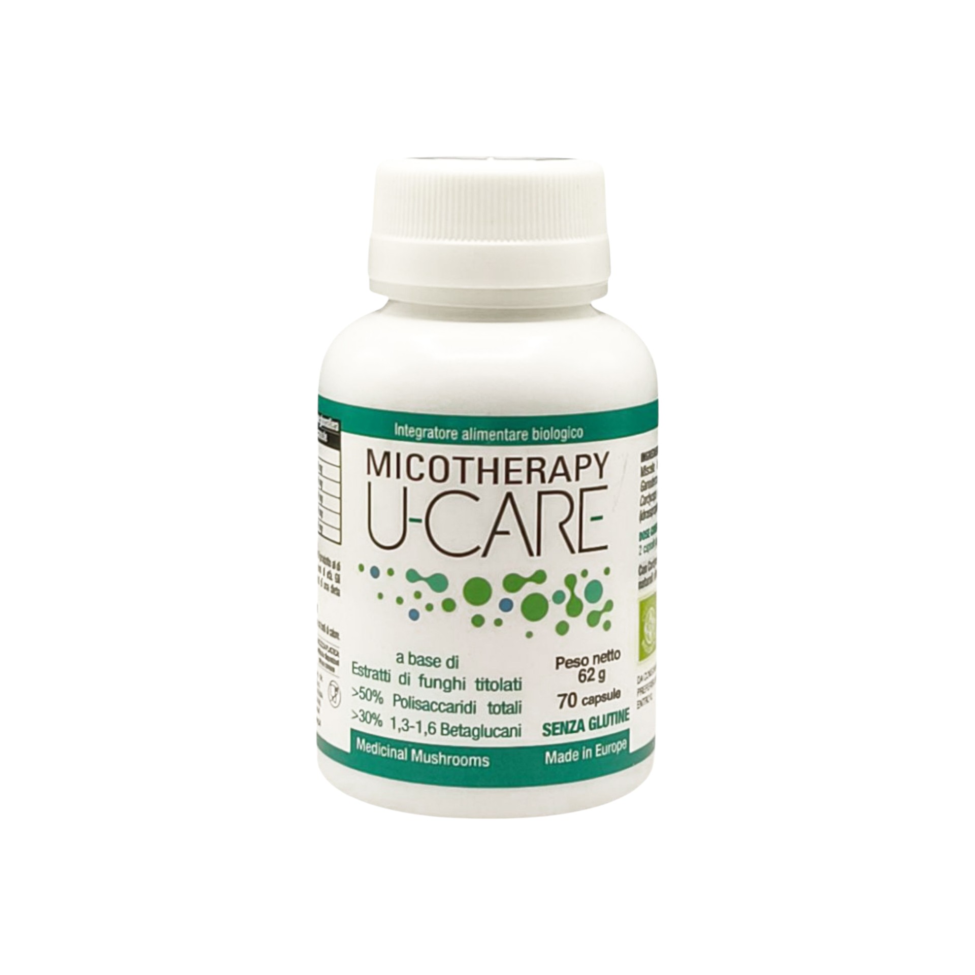 Micotherapy U-care Integratore Per Benessere Intestinale 70 Capsule