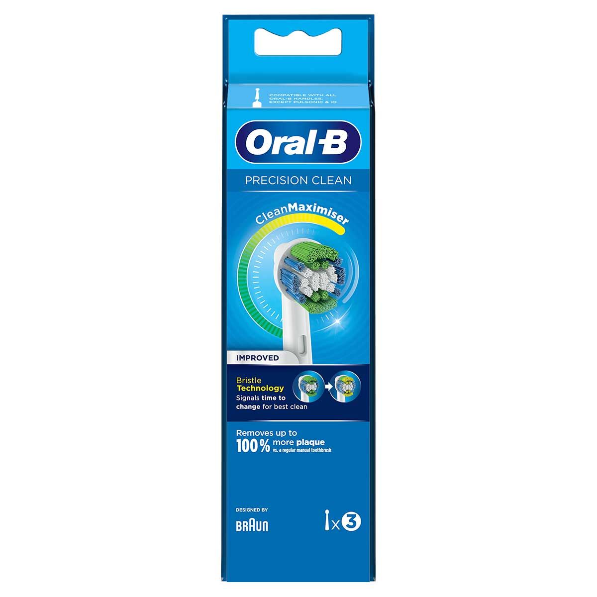 Oral-b Precision Clean Testine Di Ricambio Con Cleanmaximiser 3 Pezzi