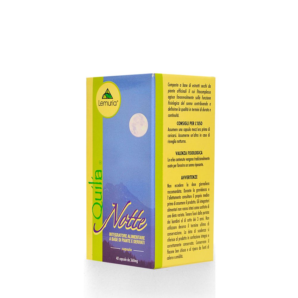 Lemuria Quilia Notte Integratore Sonno 40 Capsule