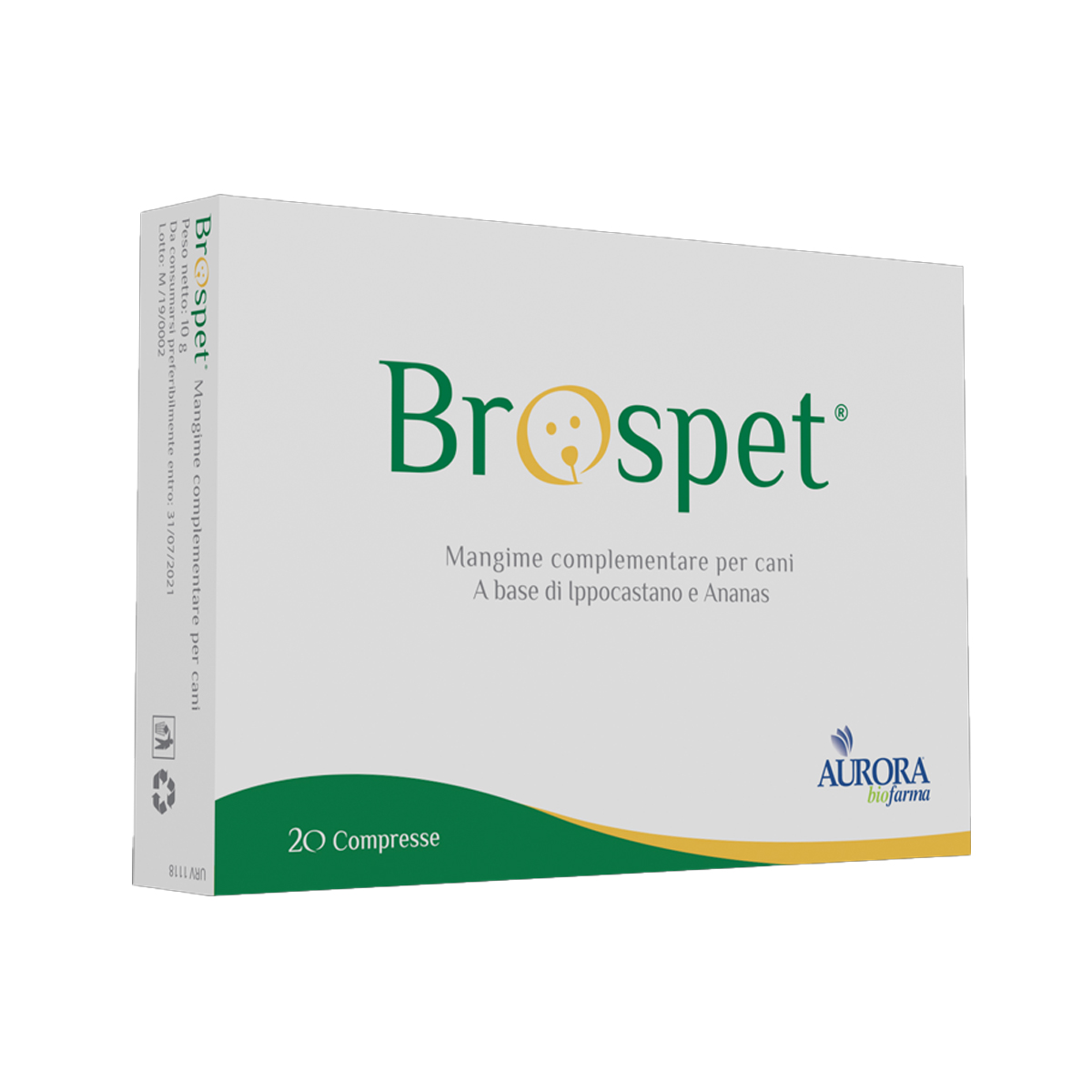 Brospet Drenaggio Dei Liquidi Interstiziali Cani 20 Compresse